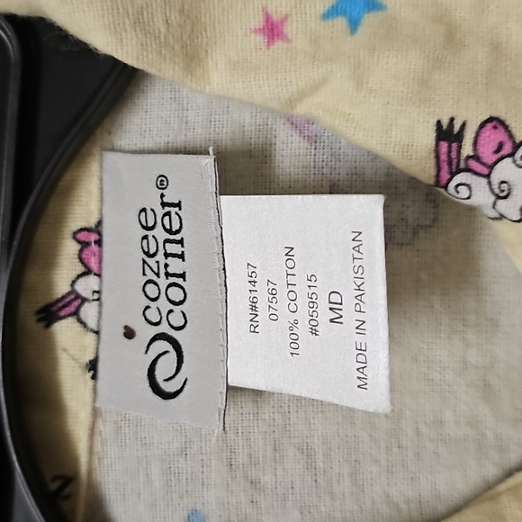 Nwt 100% Cotton Button Up Sleep Dress With Pockets - Picture 4 of 4